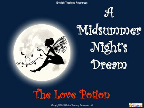 maid to serve the love potion|Midsummer Night's Dream .